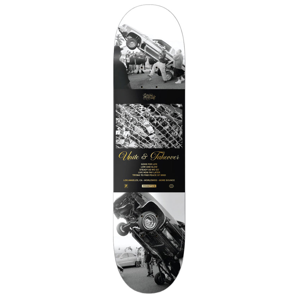 Primitive x Estevan Oriol Bounce Skateboard Deck - Black - 8.125"