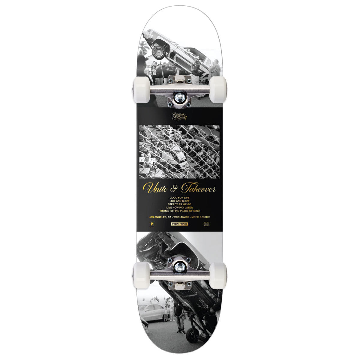 Primitive x Estevan Oriol Bounce Skateboard Complete - Black - 8.125"
