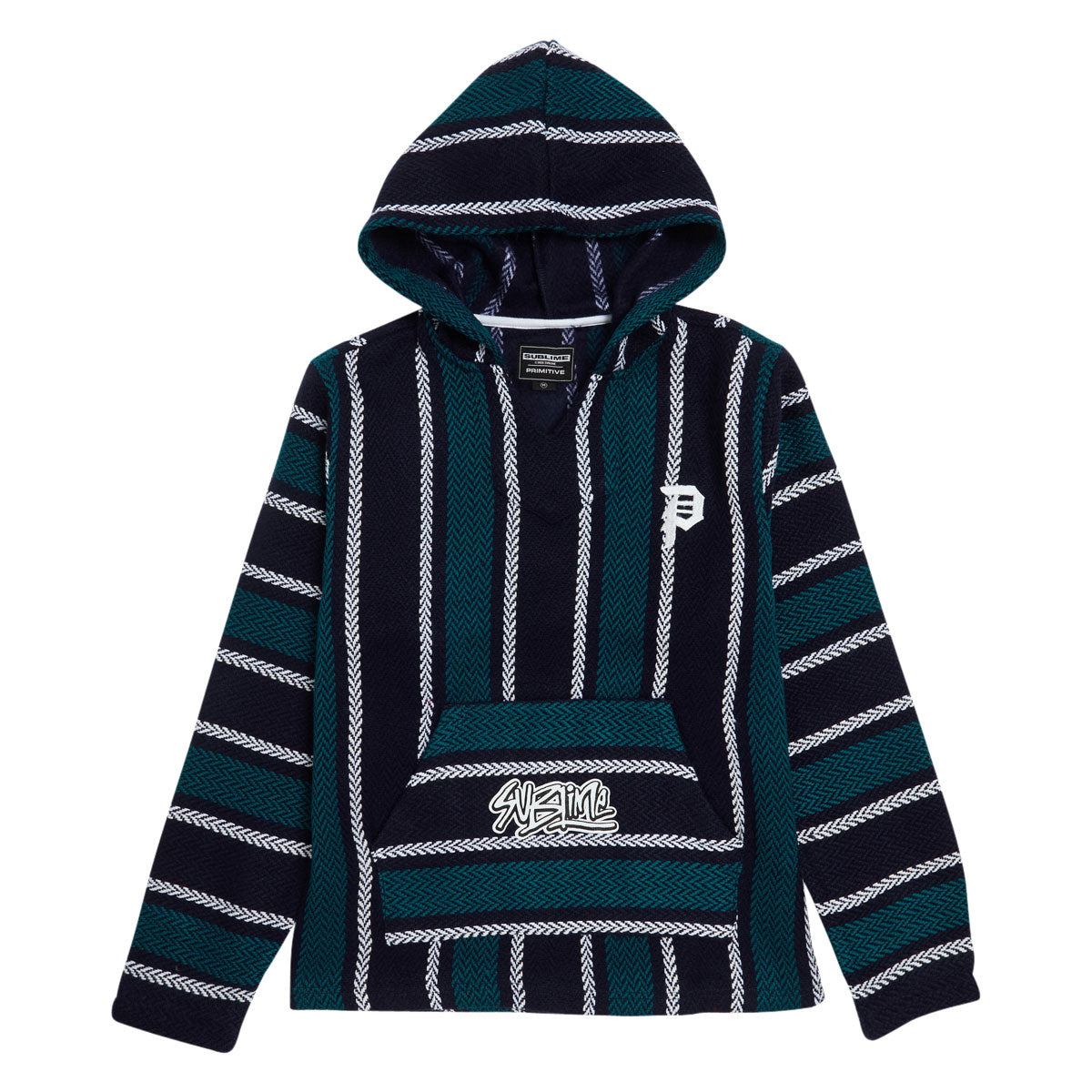 Primitive x Sublime Vibrations Baja Poncho - Blue