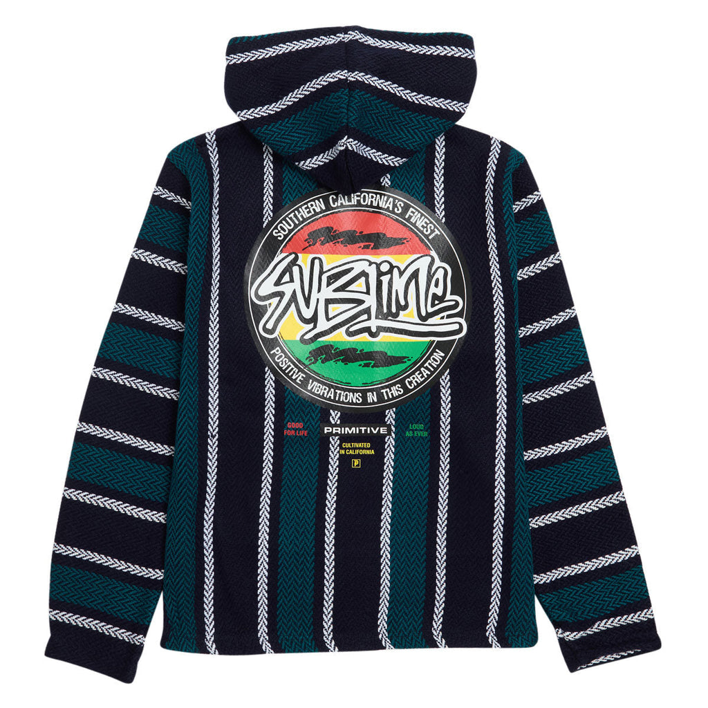 Primitive x Sublime Vibrations Baja Poncho - Blue