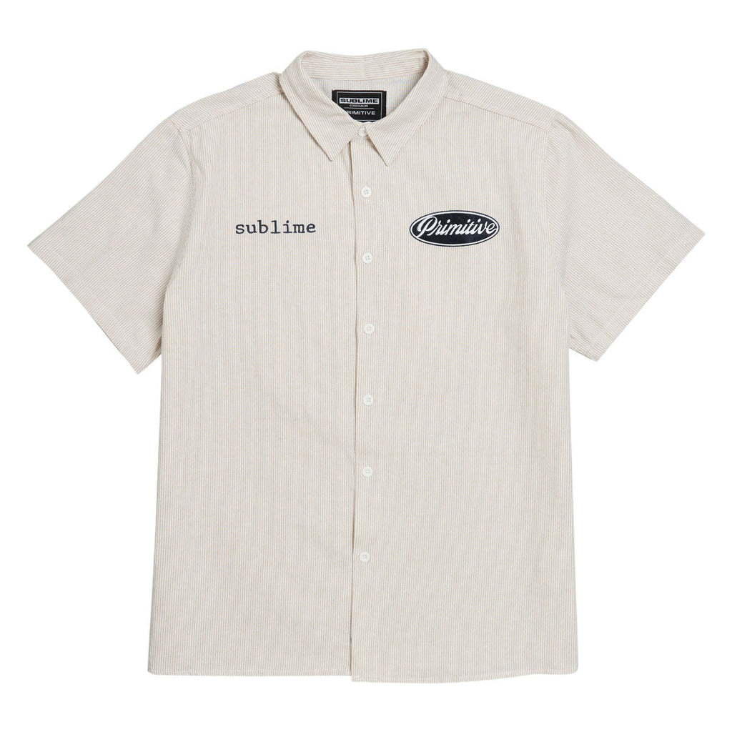 Primitive x Sublime Day Shift Woven Shirt - Sand