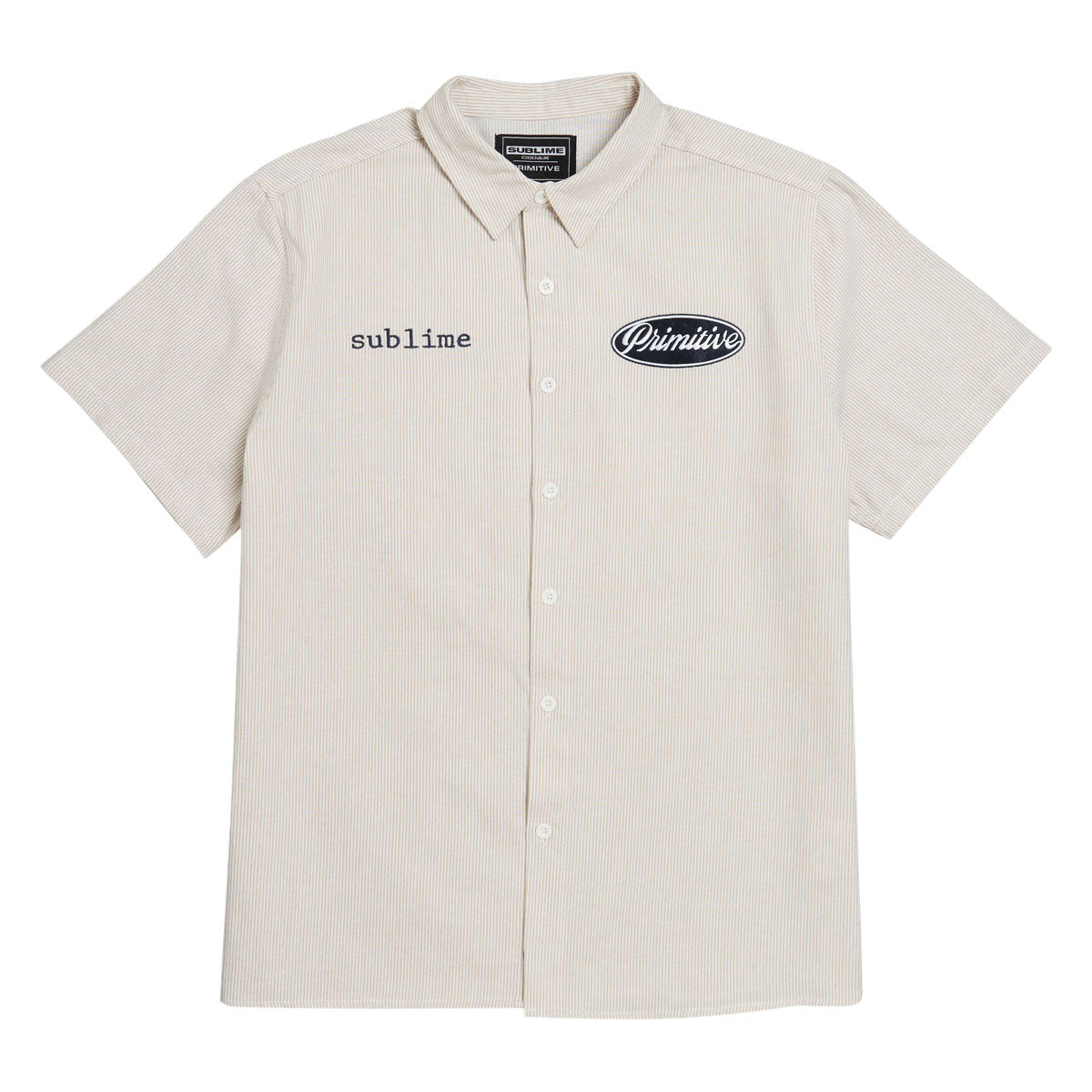 Primitive x Sublime Day Shift Woven Shirt - Sand