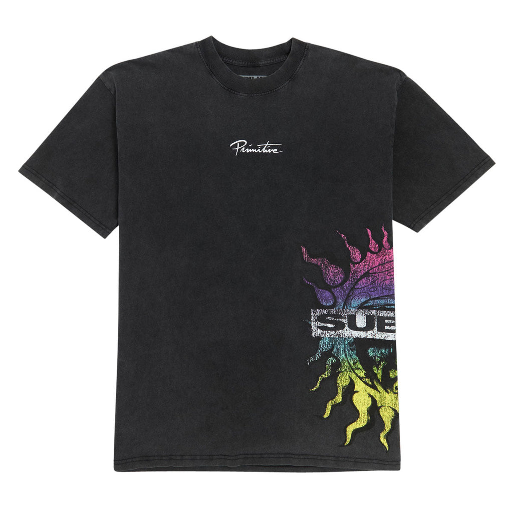 Primitive x Sublime Solstice T-Shirt - Washed Black
