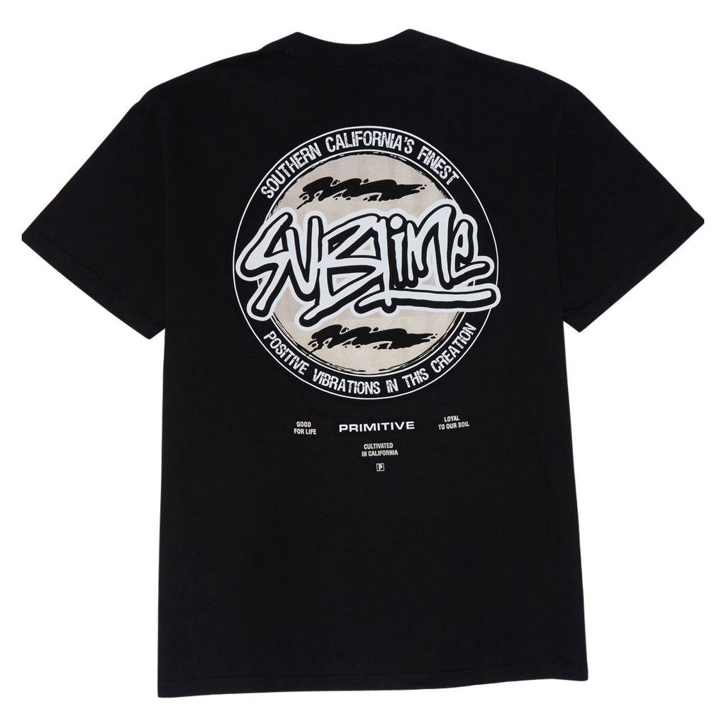 Primitive x Sublime Vibrations T-Shirt - Black