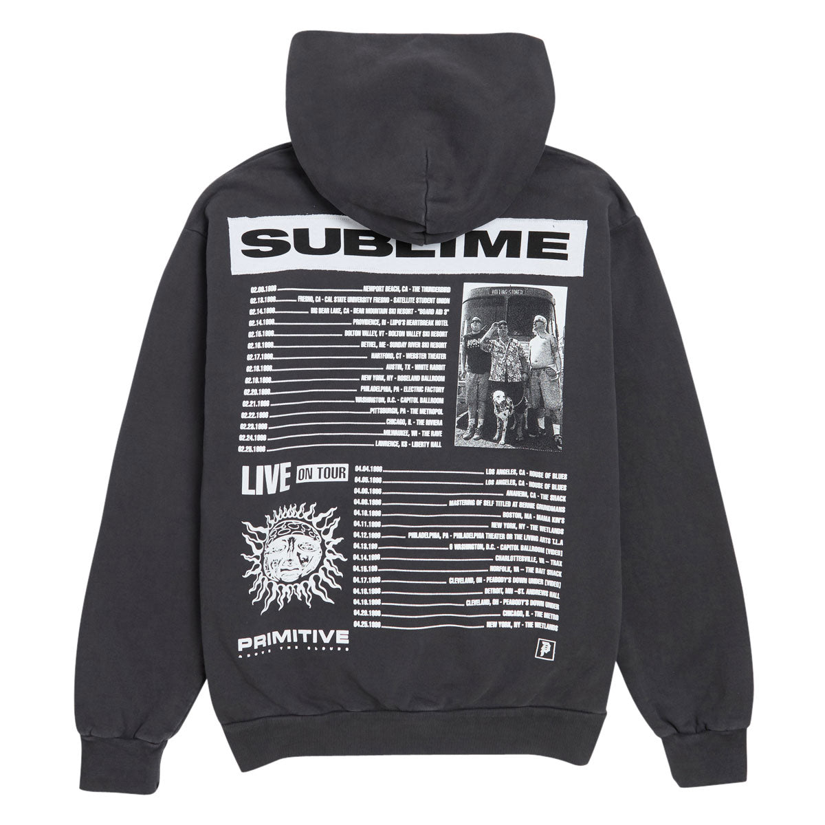 Primitive x Sublime Rise Zip Hoodie - Black