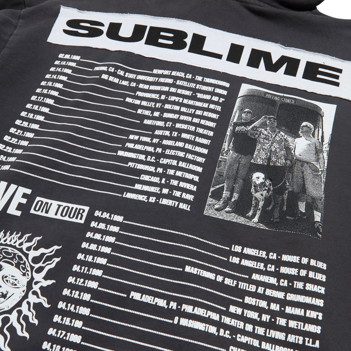 Primitive x Sublime Rise Zip Hoodie - Black