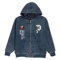 Primitive Outsider Denim Zip Hoodie - Indigo
