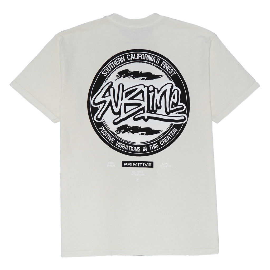 Primitive x Sublime Vibrations T-Shirt - Bone