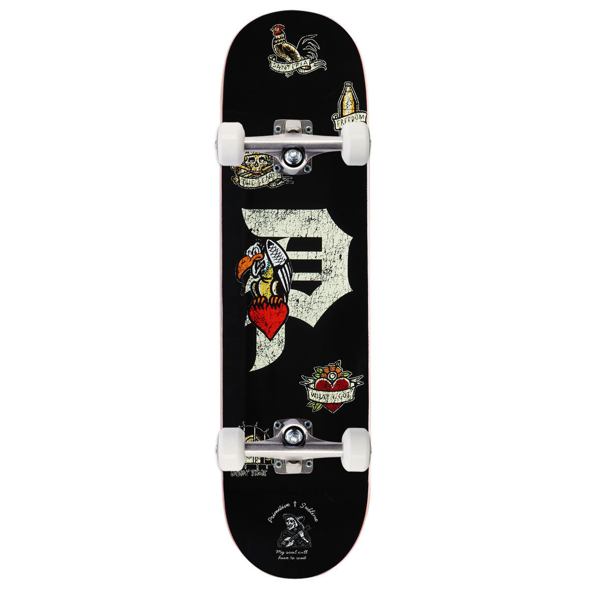 Primitive x Sublime Freedom Skateboard Complete - Black - 8.125"