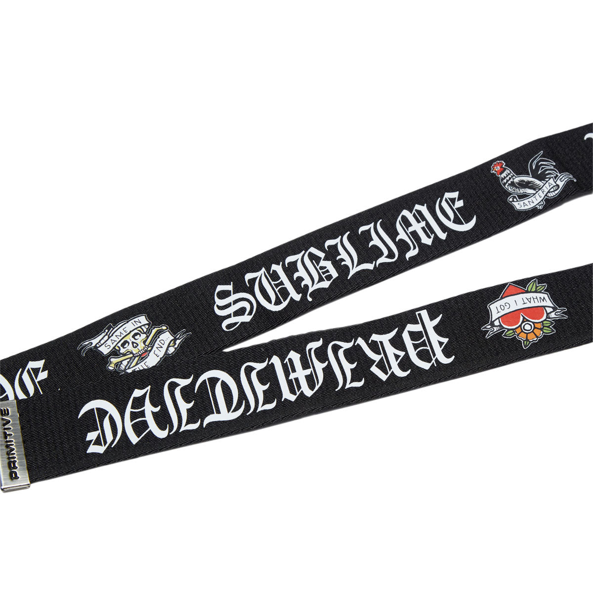 Primitive x Sublime Freedom Web Belt - Black II