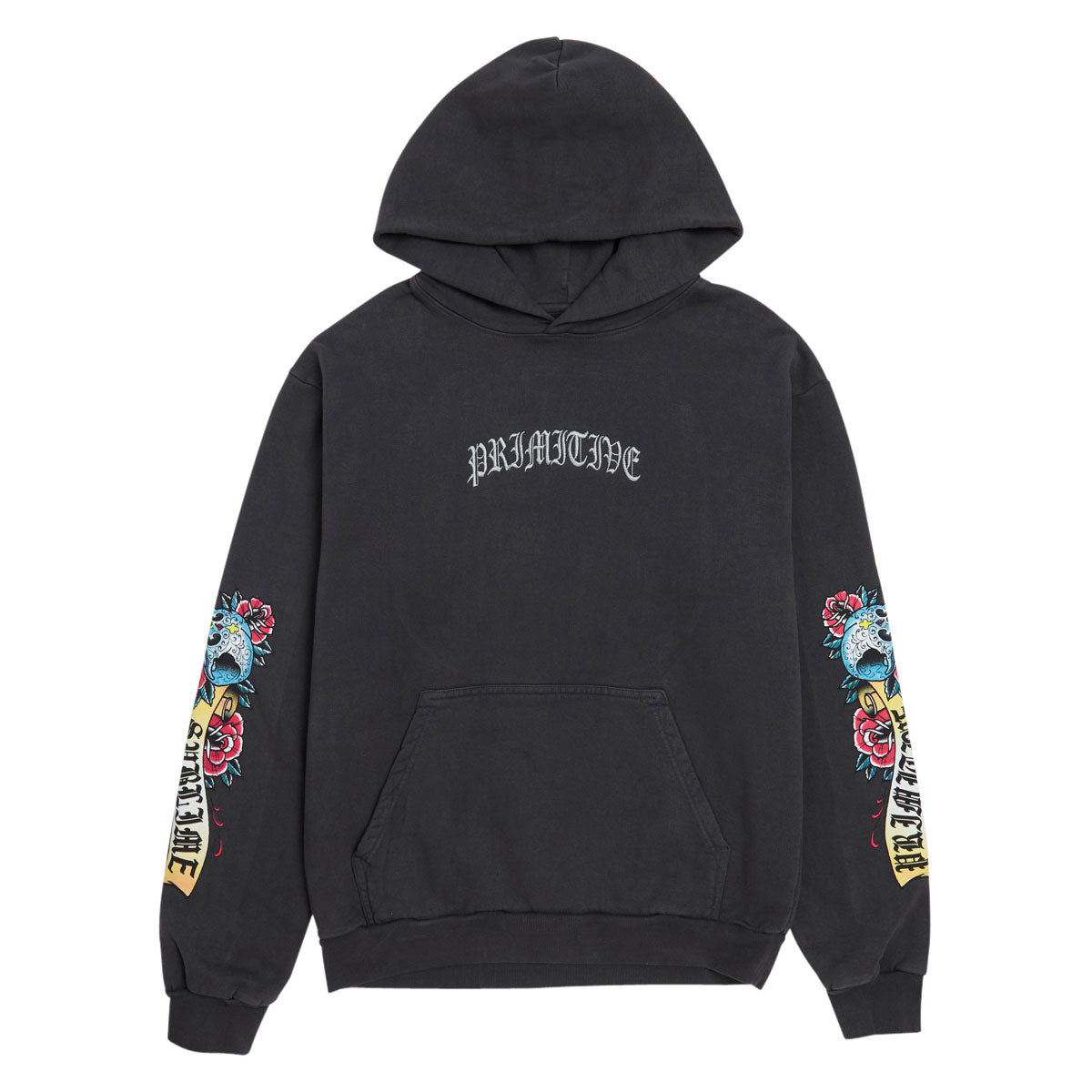 Primitive x Sublime Sunny II Hoodie - Washed Black