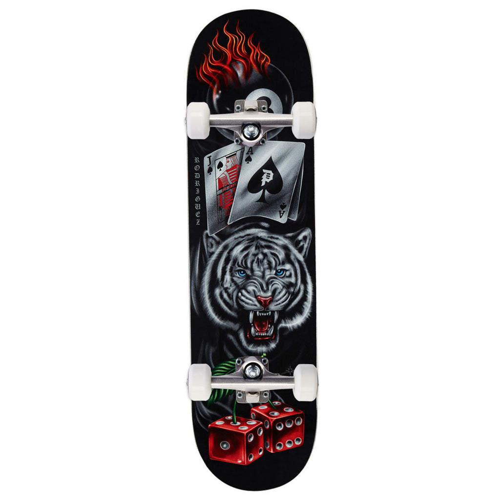 Primitive Rodriguez Hot Streak Skateboard Complete - Black - 8.25"