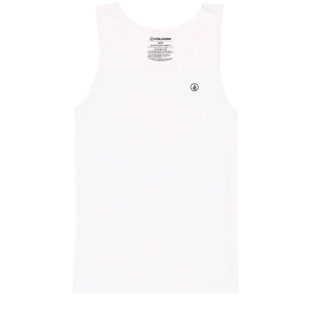 Volcom Solid Heather Tank Top - White