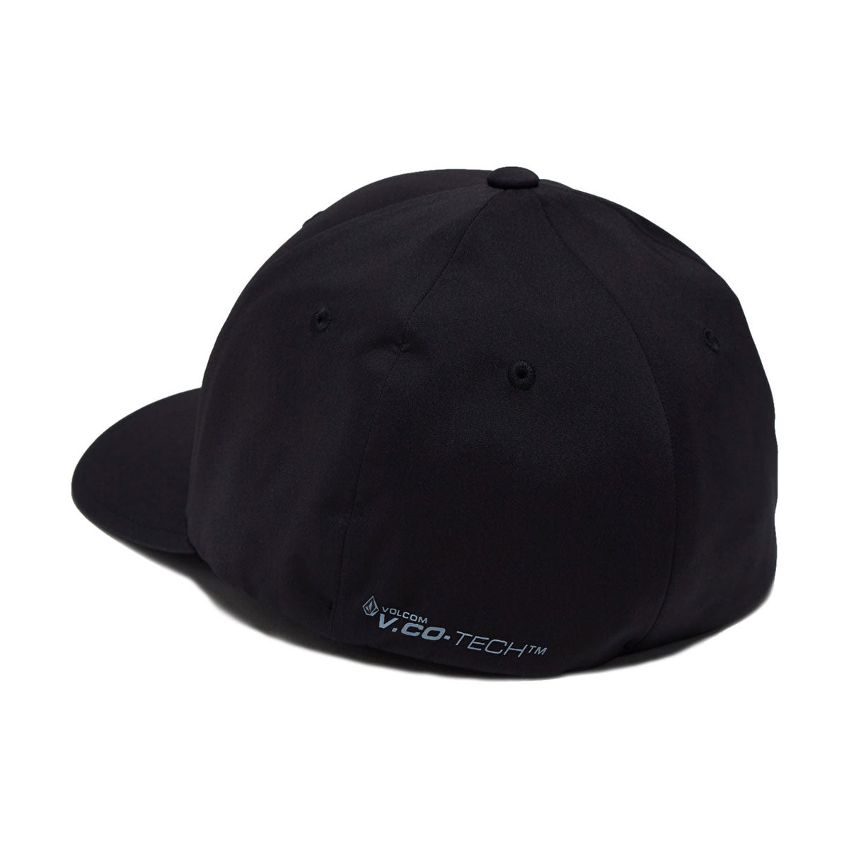 Volcom Stone Tech Flexfit Delta Hat - Black 2025