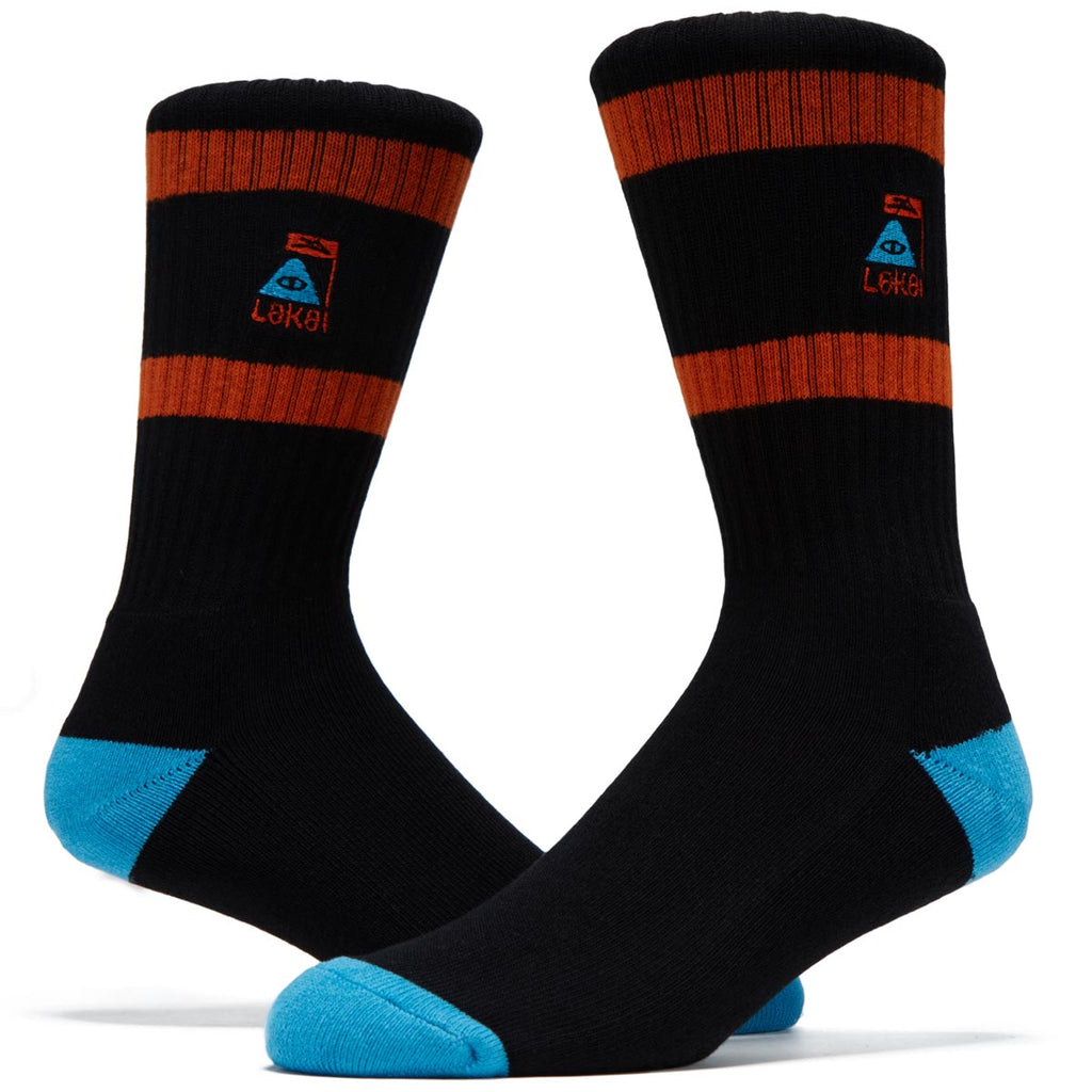 Lakai x Poler Summit Crew Socks - Black