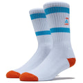 Lakai x Poler Summit Crew Socks - White