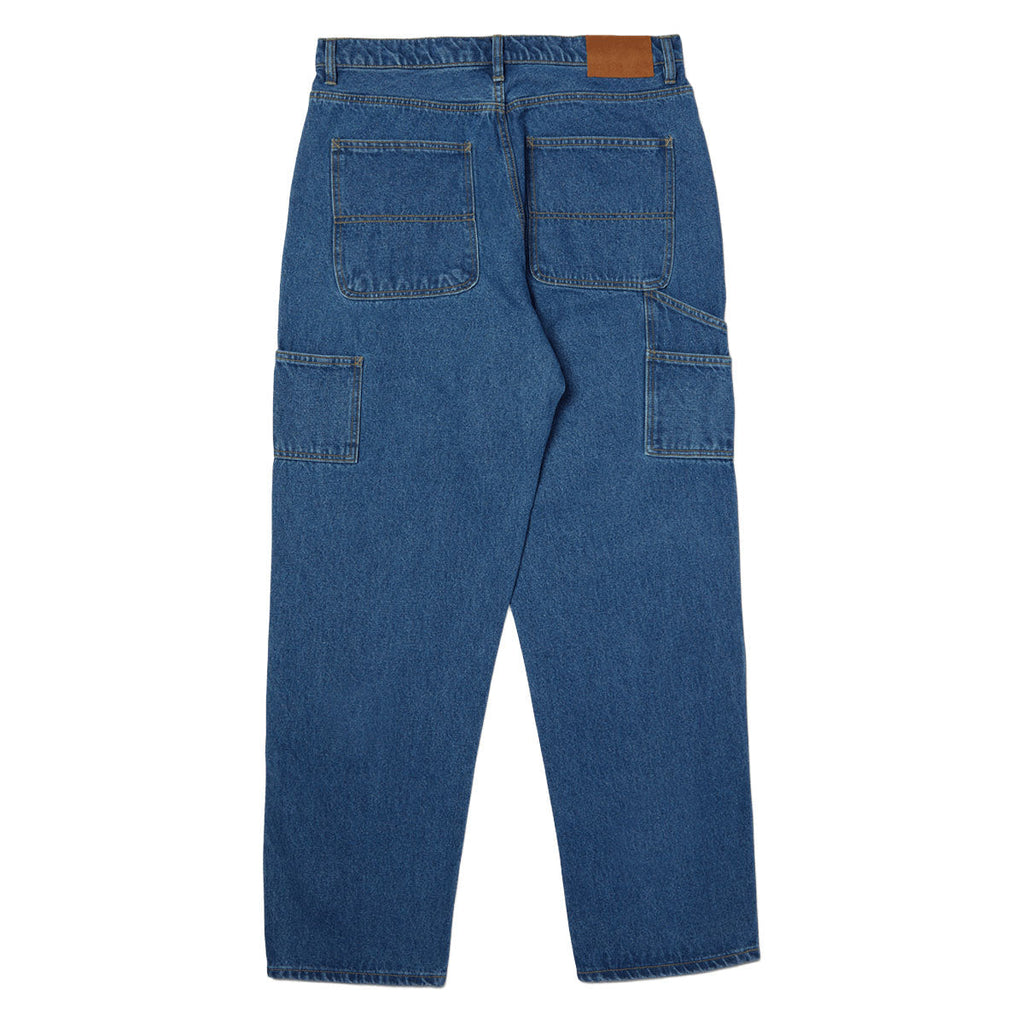 HUF Kinda Loose Double Knees Jeans - Stone Wash Indigo