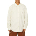 HUF Classic Arch Long Sleeve Oxford Shirt - Bleach