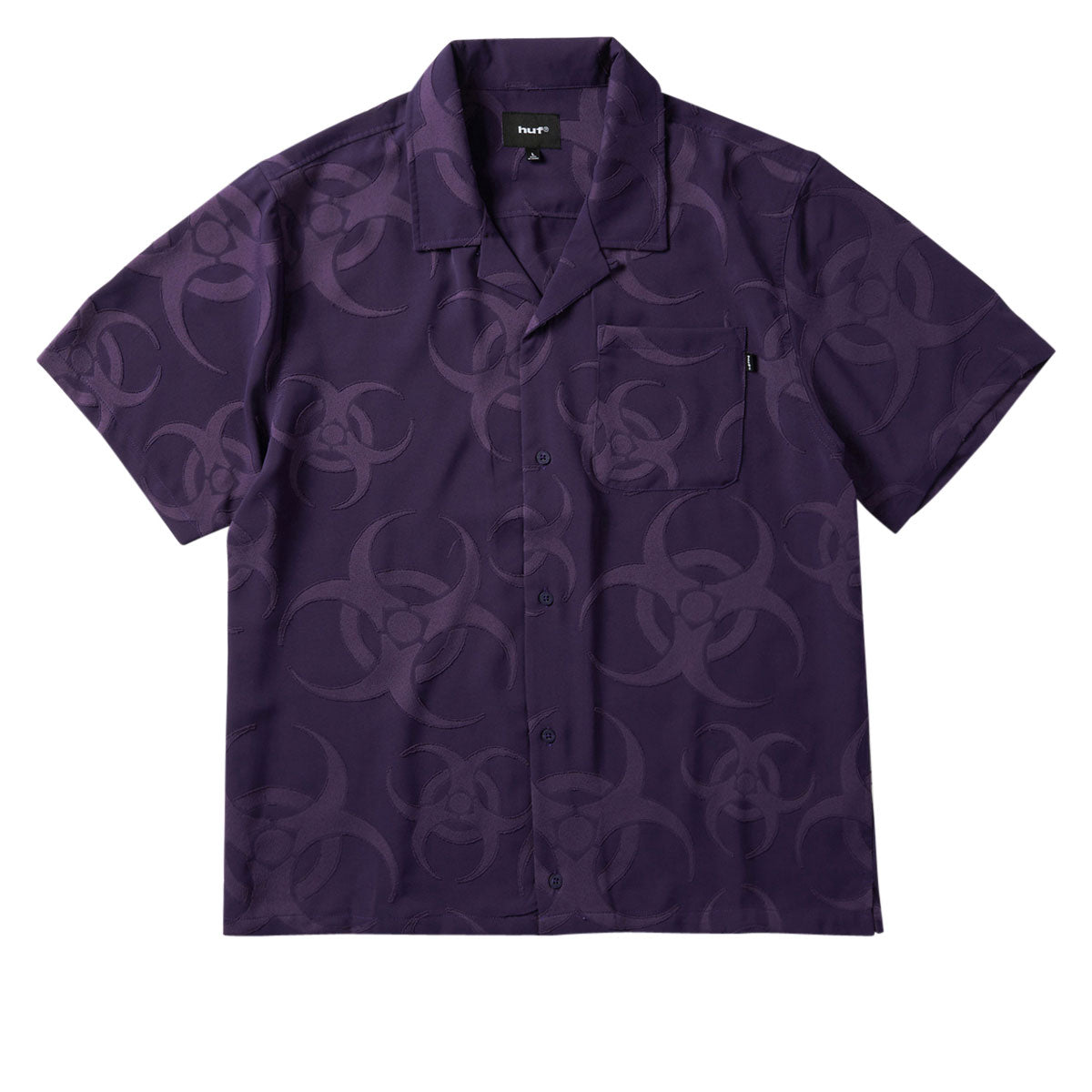 HUF Sector Jacquard Shirt - Dark Berry