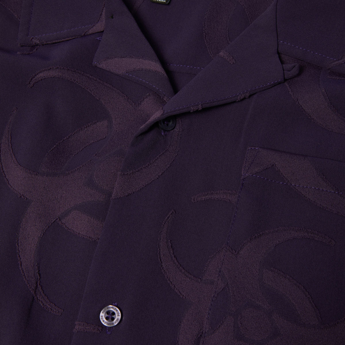 HUF Sector Jacquard Shirt - Dark Berry
