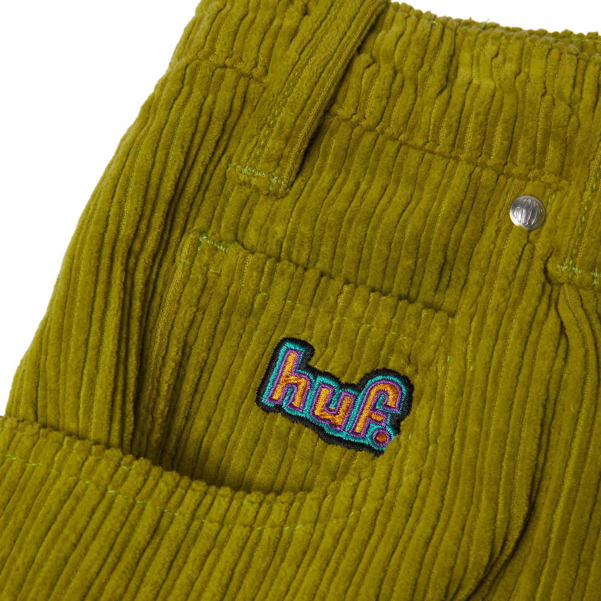 HUF Cromer Corduroy Shorts - Acid Green