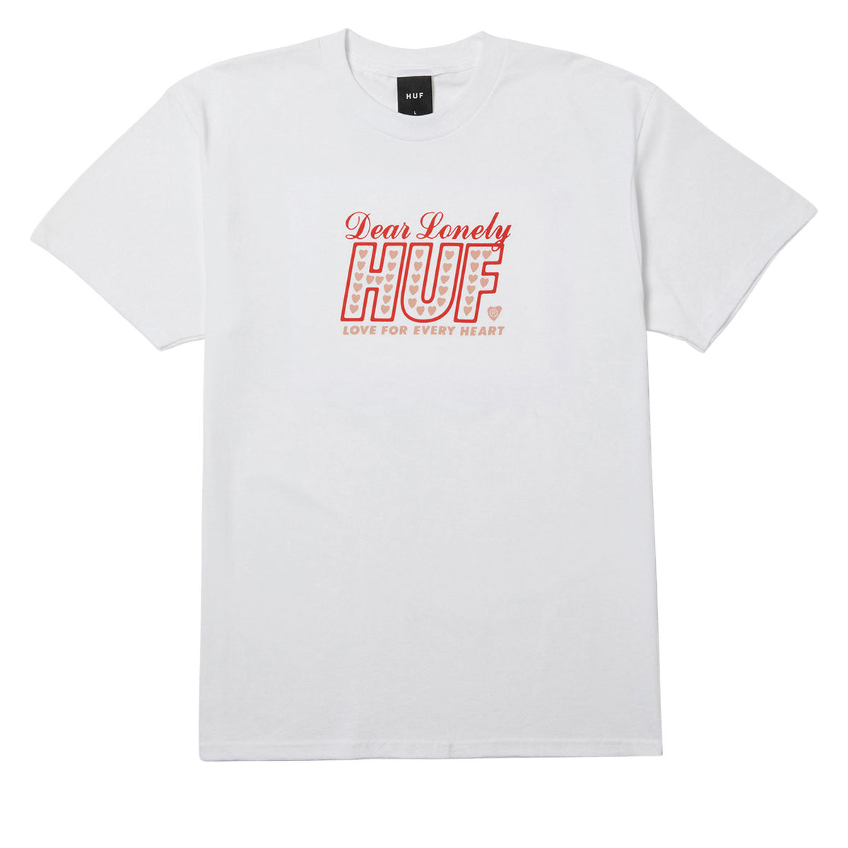 HUF Lonely Hearts T-Shirt - White