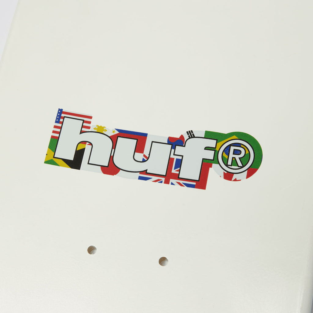 HUF x Mickey Mouse Worldwide Tour Skateboard Complete - White - 8.25"