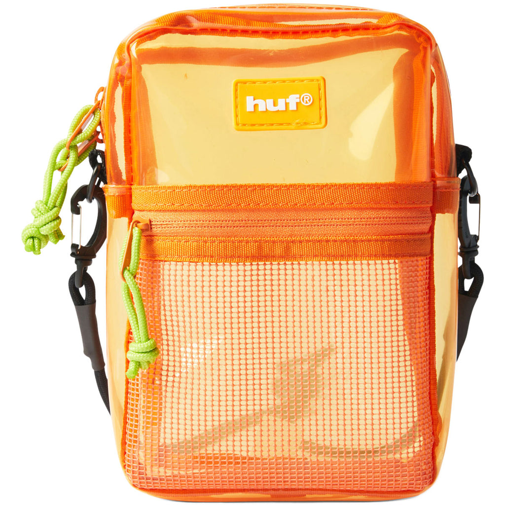 HUF Mercer Transparent Side Bag - Orange