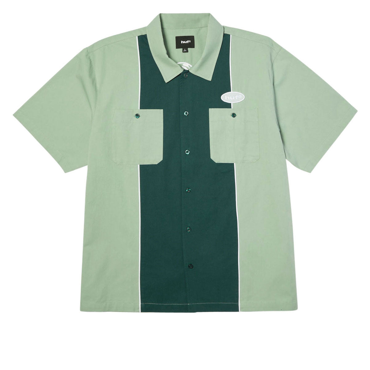 HUF Urethane Work Shirt - Mist Green