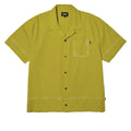 HUF Pinstripe Emb Resort Shirt - Avocado