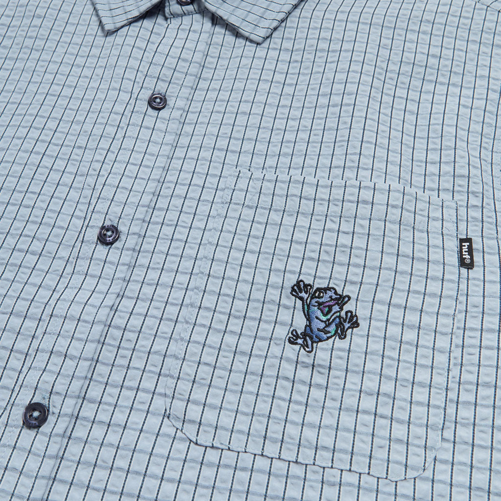 HUF Stuck On You Plaid Shirt - Ice Blue