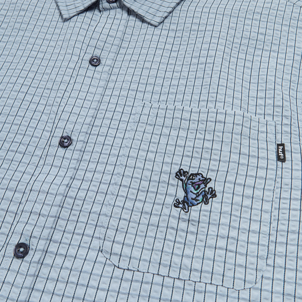 HUF Stuck On You Plaid Shirt - Ice Blue