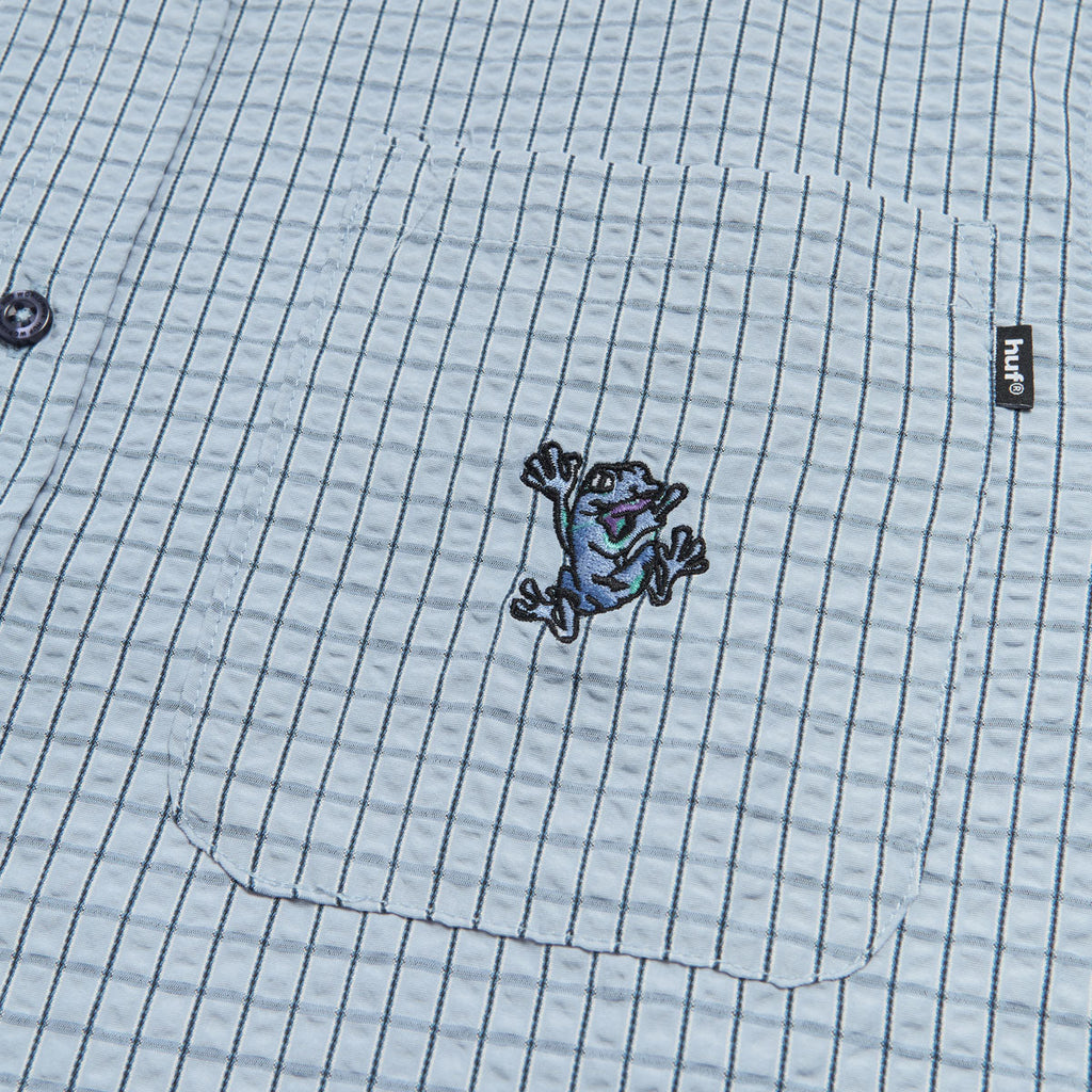 HUF Stuck On You Plaid Shirt - Ice Blue