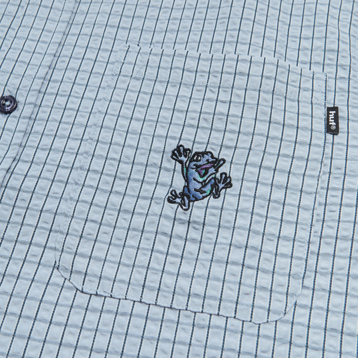 HUF Stuck On You Plaid Shirt - Ice Blue
