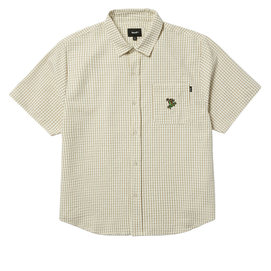 HUF Stuck On You Plaid Shirt - Natural