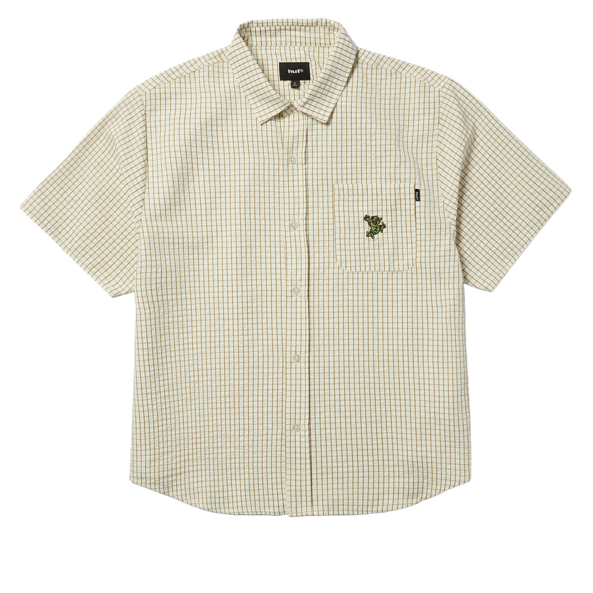 HUF Stuck On You Plaid Shirt - Natural