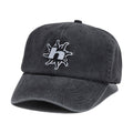 HUF Sol Denim 6 Panel CV Washed Hat - Washed Black