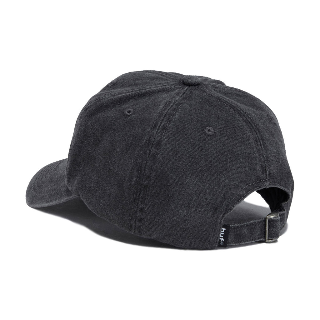 HUF Sol Denim 6 Panel CV Washed Hat - Washed Black