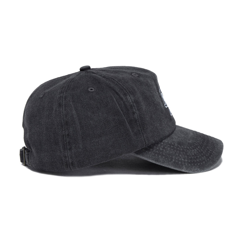 HUF Sol Denim 6 Panel CV Washed Hat - Washed Black