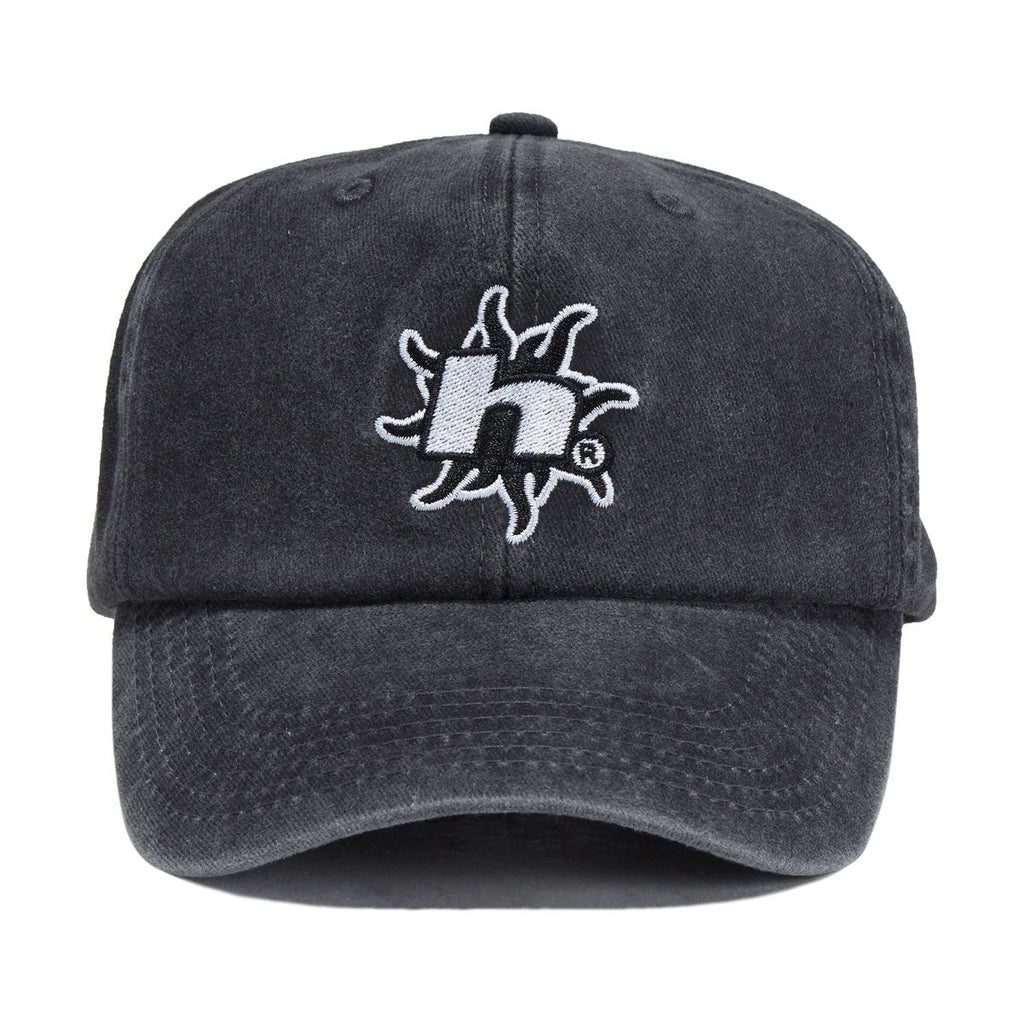 HUF Sol Denim 6 Panel CV Washed Hat - Washed Black
