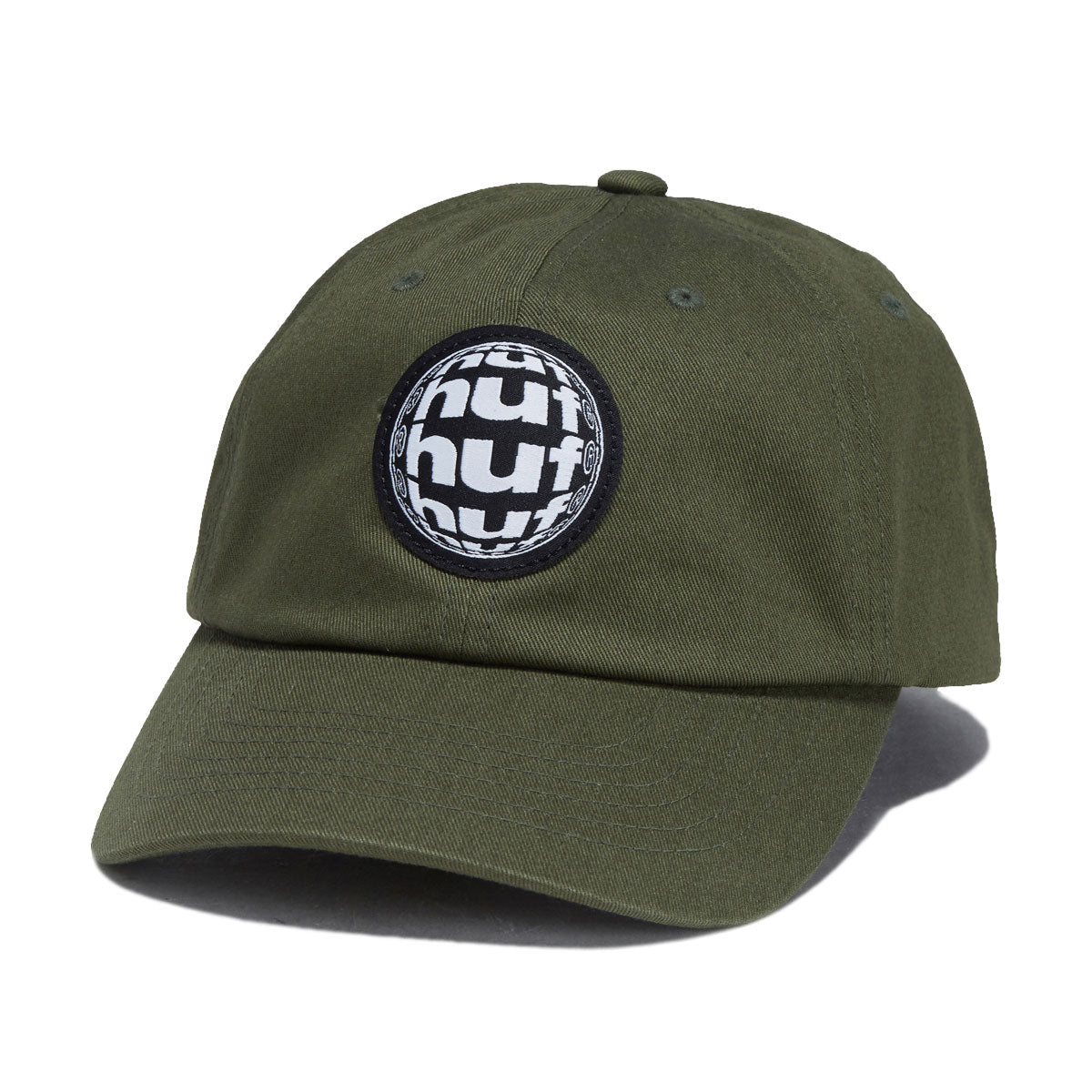 HUF Wide Angle 6 Panel CV Hat - Olive
