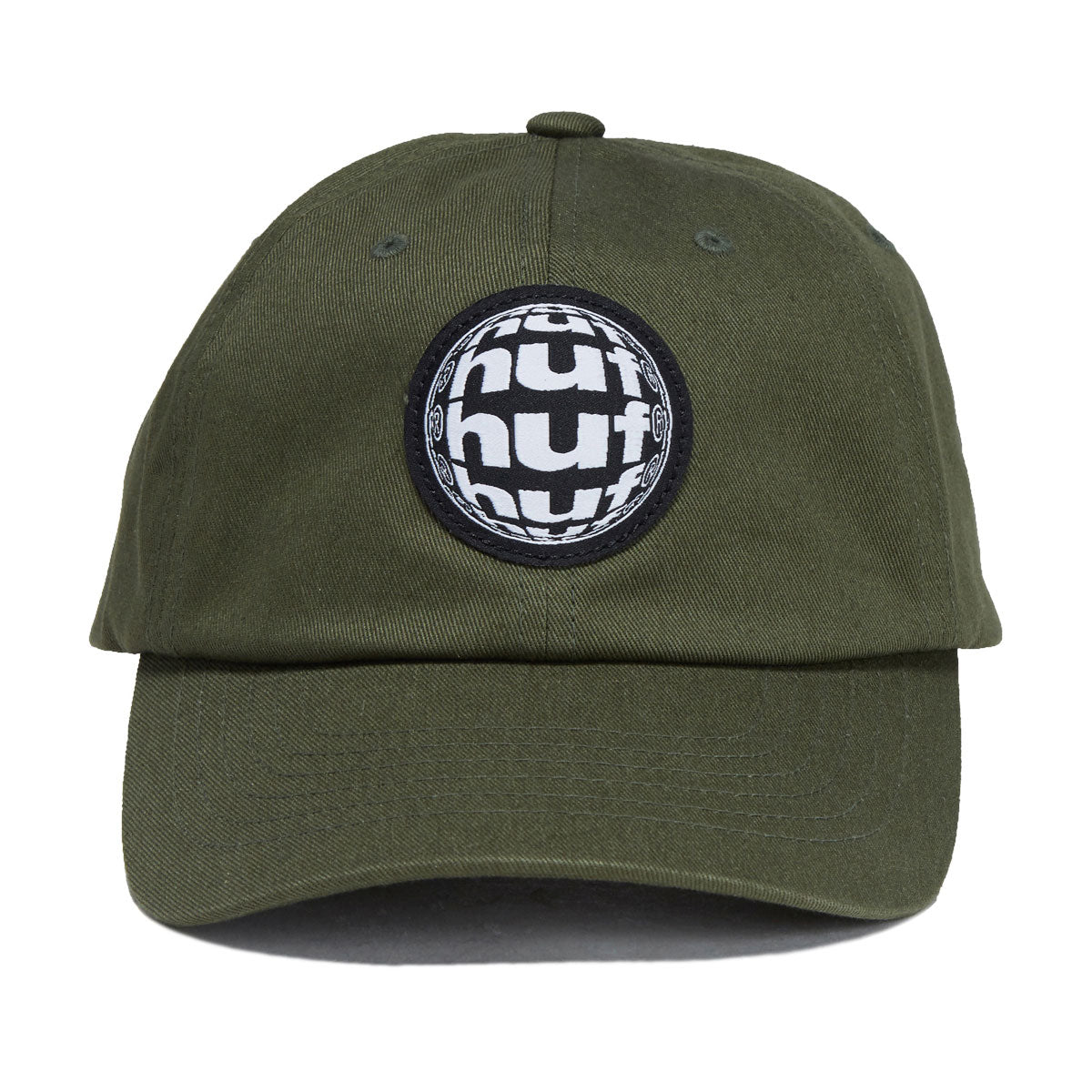 HUF Wide Angle 6 Panel CV Hat - Olive