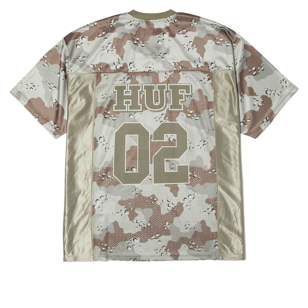 HUF Camo Football Jersey - Brown