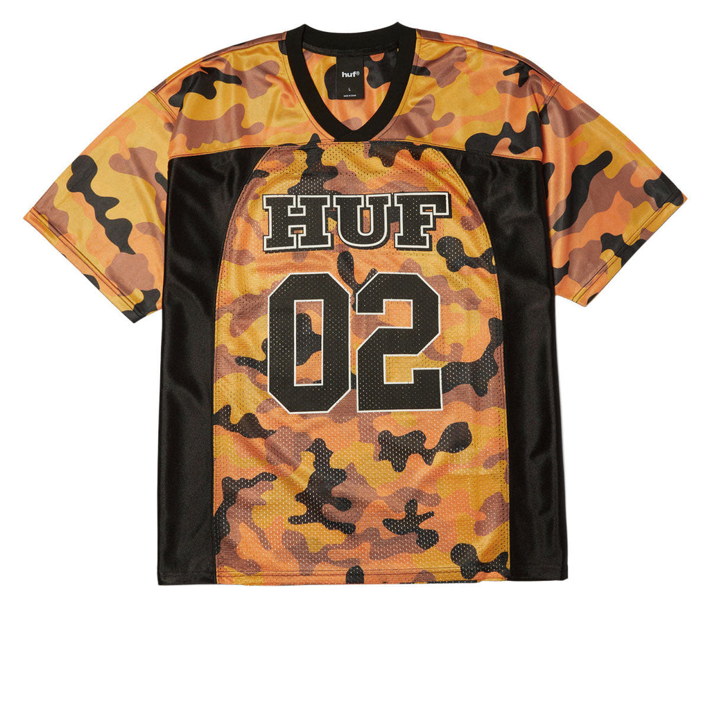 HUF Camo Football Jersey - Lava