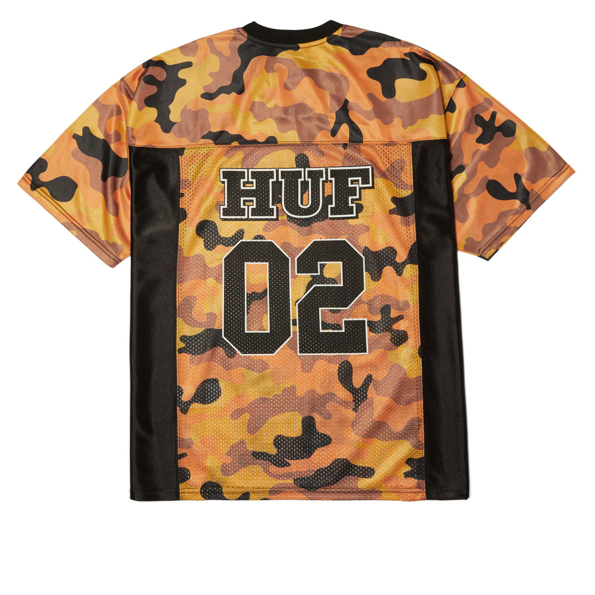 HUF Camo Football Jersey - Lava