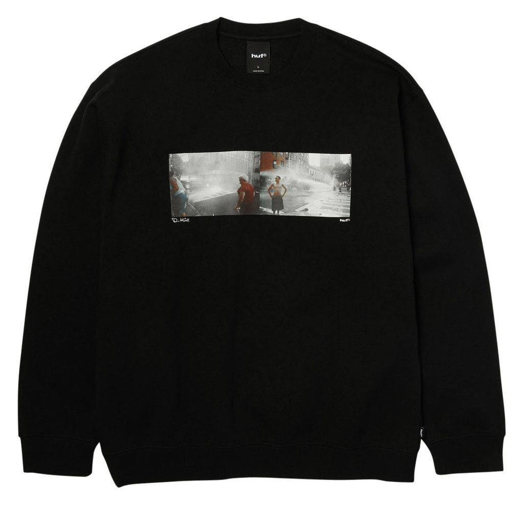HUF Lost My Way Home Crew Sweatshirt - Black