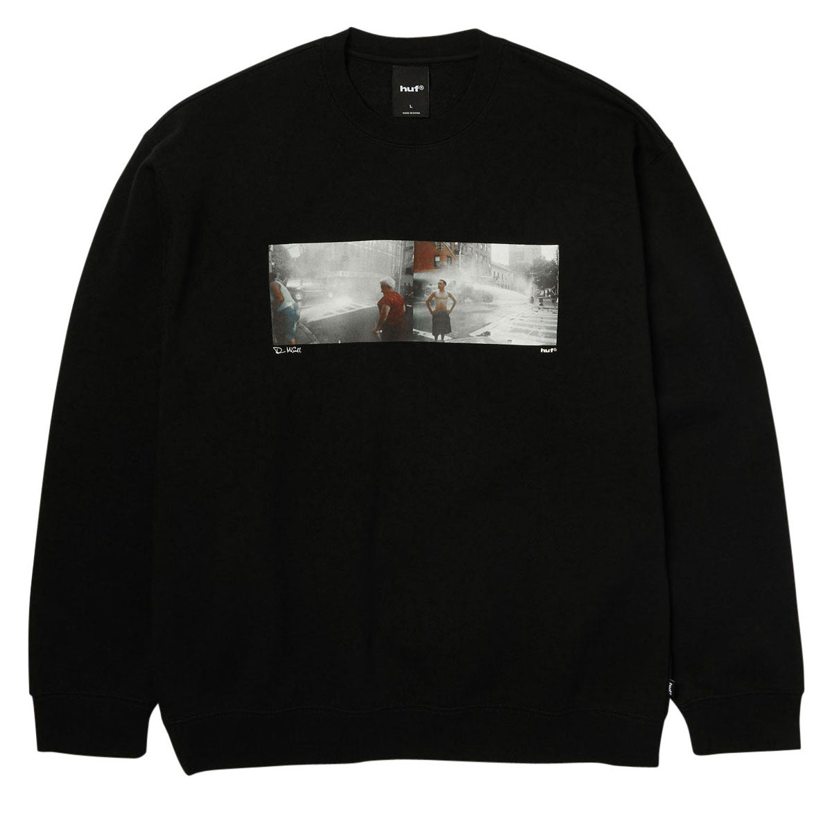 HUF Lost My Way Home Crew Sweatshirt - Black