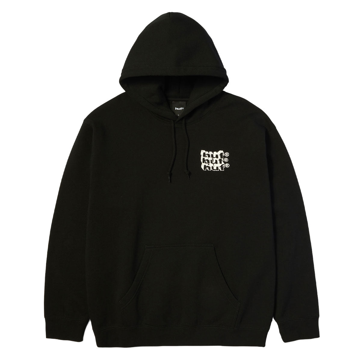 HUF Hand Stacked Hoodie - Black