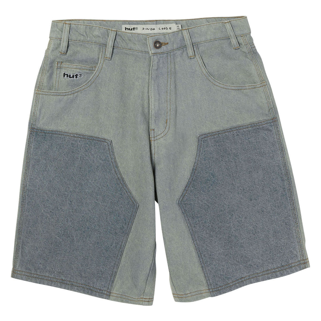 HUF Kinda Loose Double Knee Shorts - Light Indigo