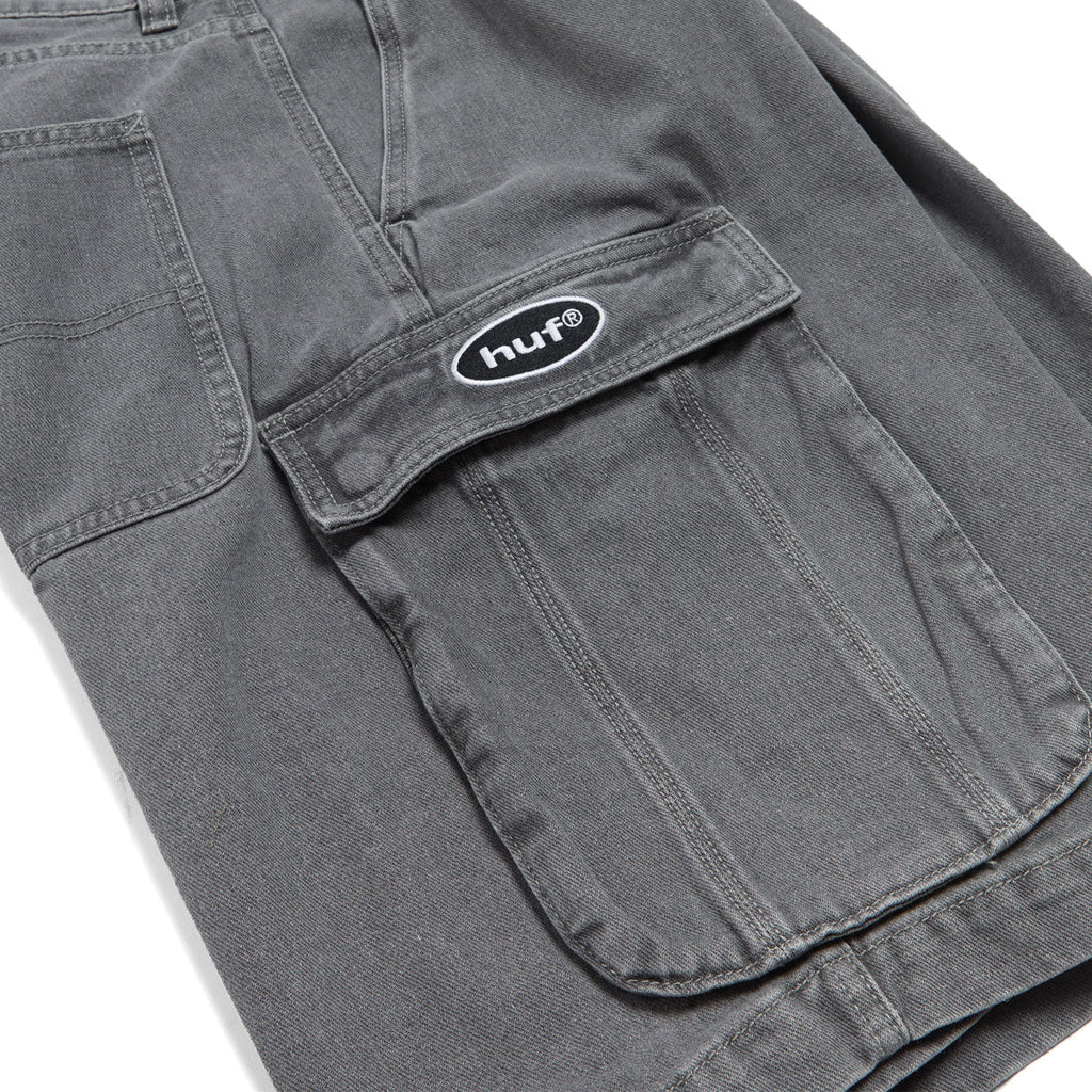 HUF Oval Denim Cargo Shorts - Frost Gray